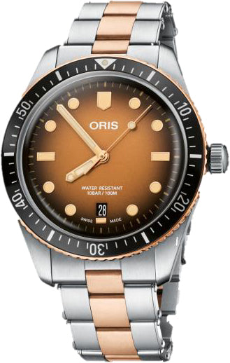 Oris Watch Divers Sixty Five Bracelet - Gold