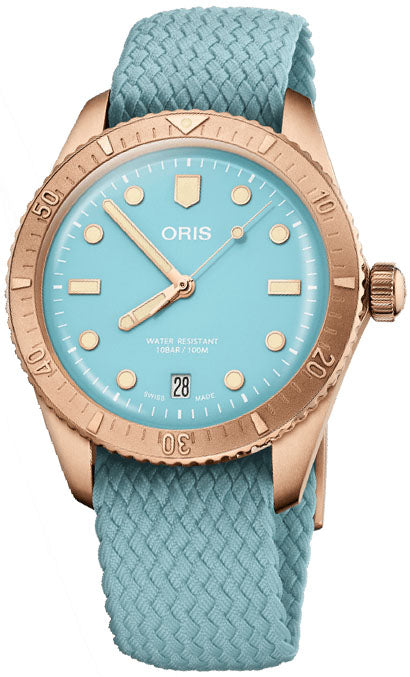 Oris Watch Divers Sixty Five Cotton Candy Bronze Sky Blue