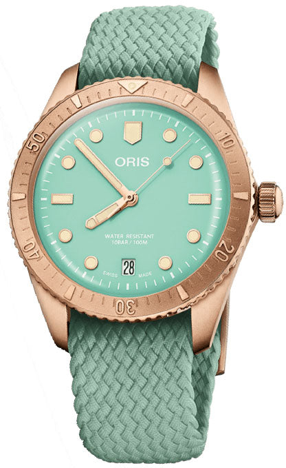 Oris Watch Divers Sixty Five Cotton Candy Bronze Wild Green