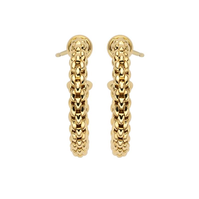 Fope Essentials 18ct Yellow Gold Small Hoop Earrings