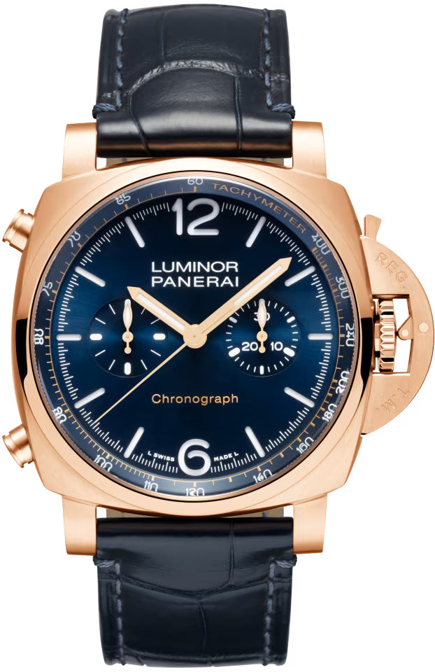 Panerai Watch Luminor Chrono Goldtech Blu Notte