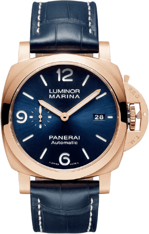 Panerai Watch Luminor Marina Goldtech Sole Blu