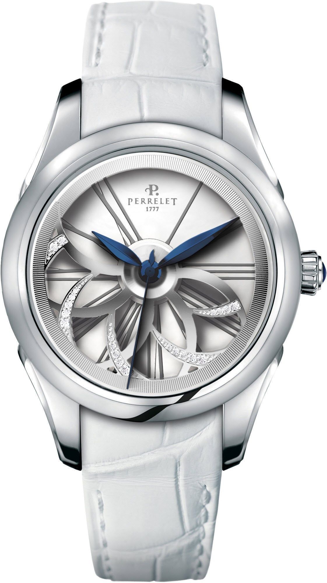 Perrelet Watch Diamond Flower Amytis - White