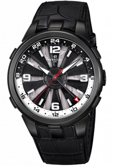 Perrelet Watch Turbine GMT - Black