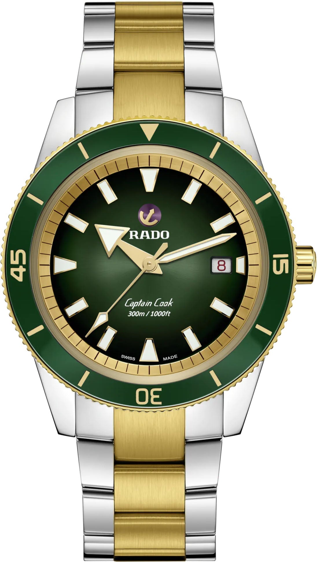 Rado Watch Captain Cook Automatic Green Mens - Green