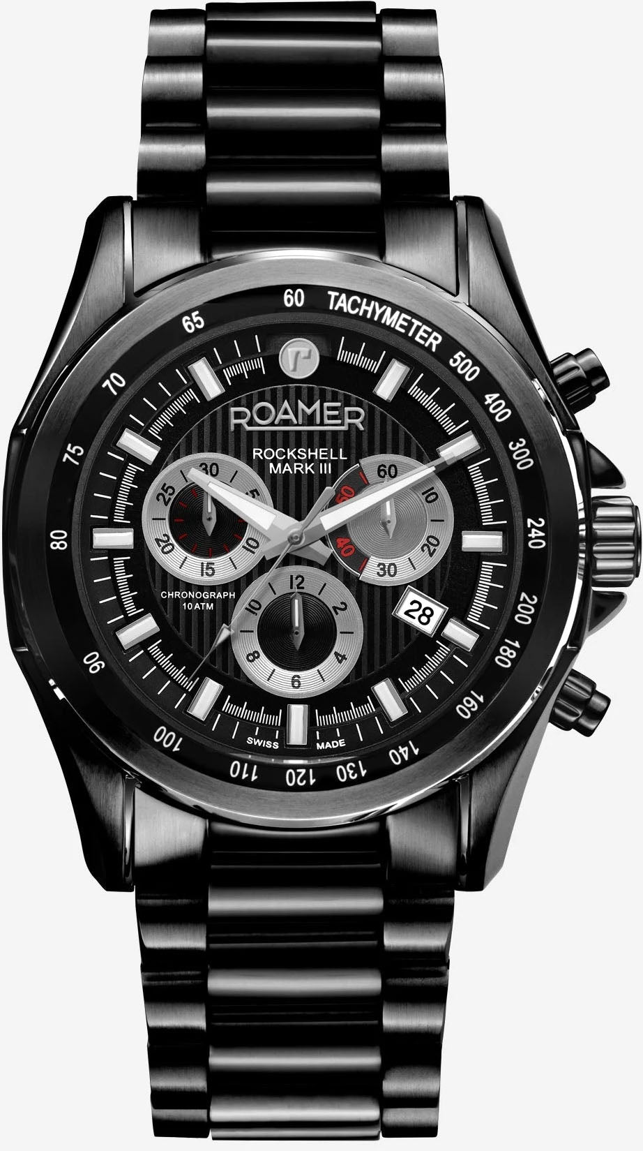 Roamer Watch Rockshell Mark III Chrono - Black