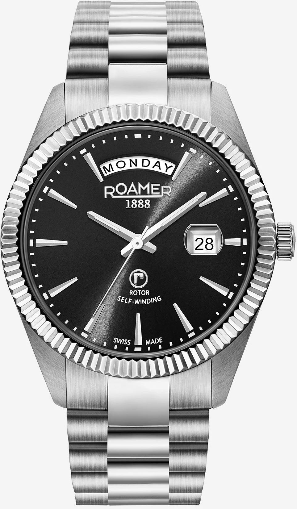 Roamer Watch Primeline Day Date - Black