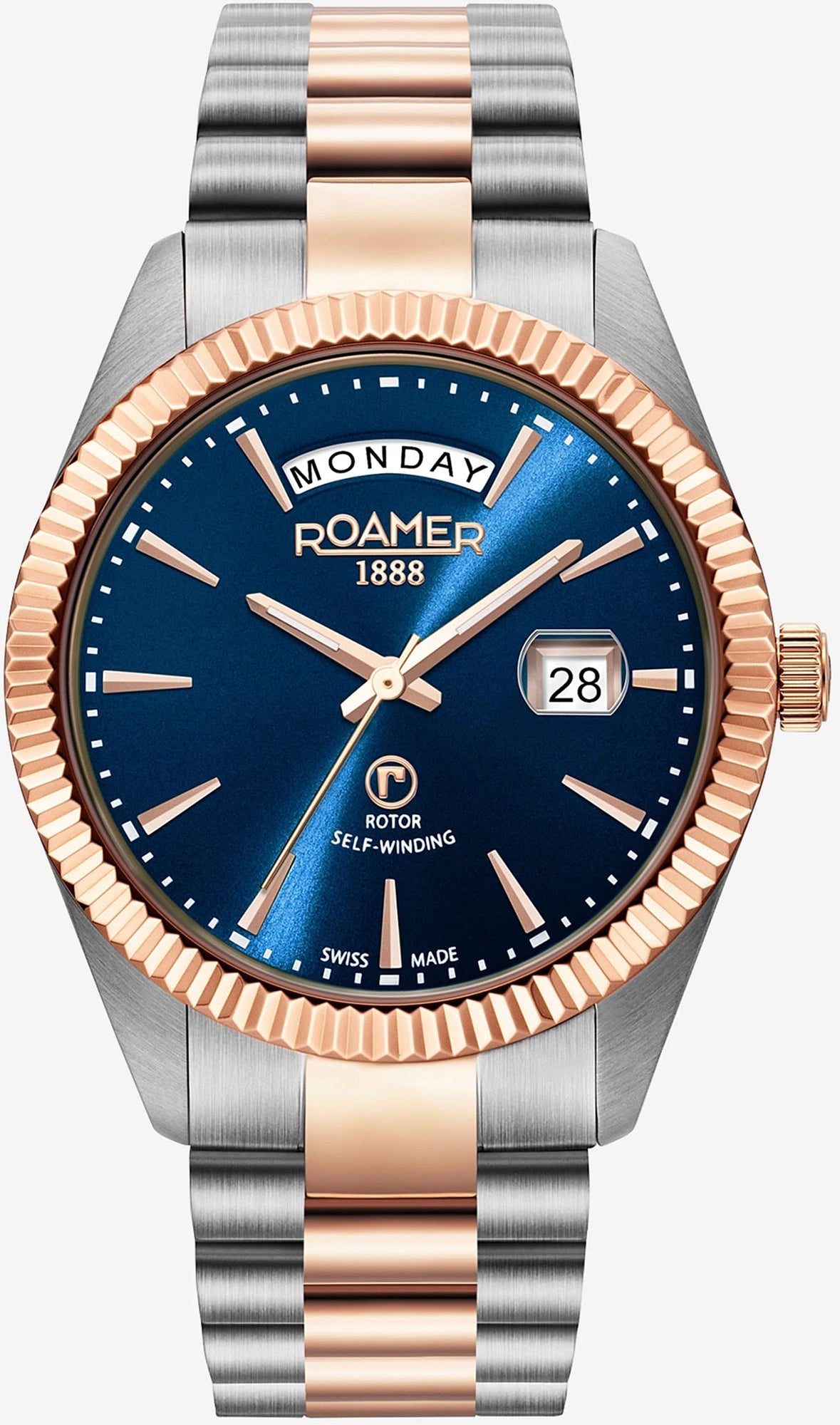 Roamer Watch Primeline Day Date - Blue