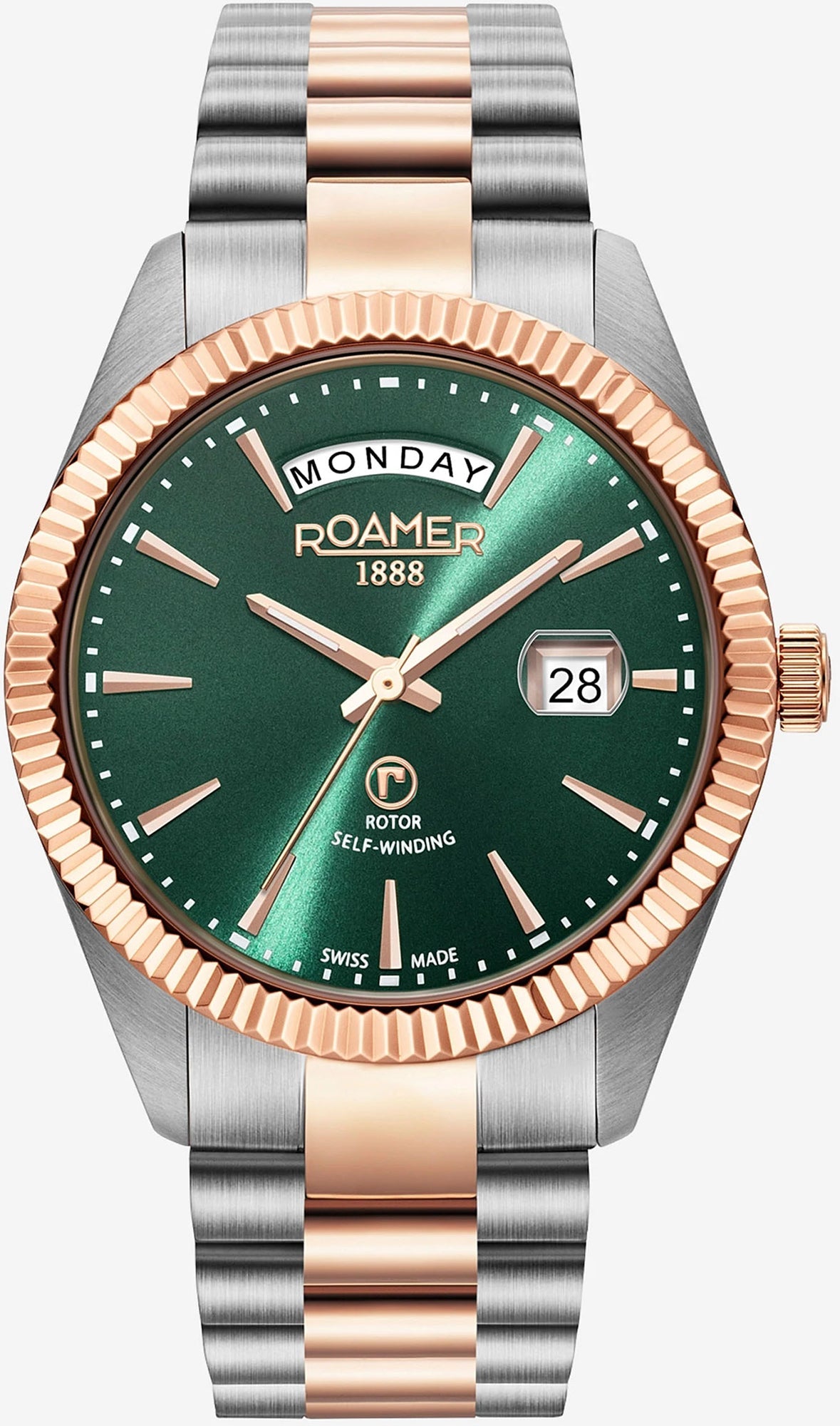Roamer Watch Primeline Day Date - Green