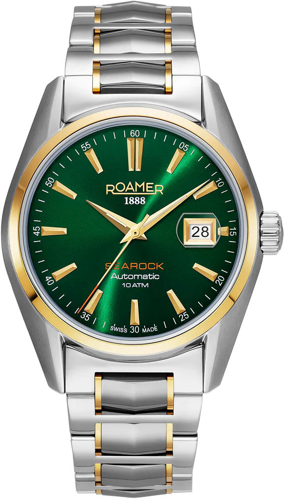 Roamer Watch Searock Automatic Green Sunray - Green