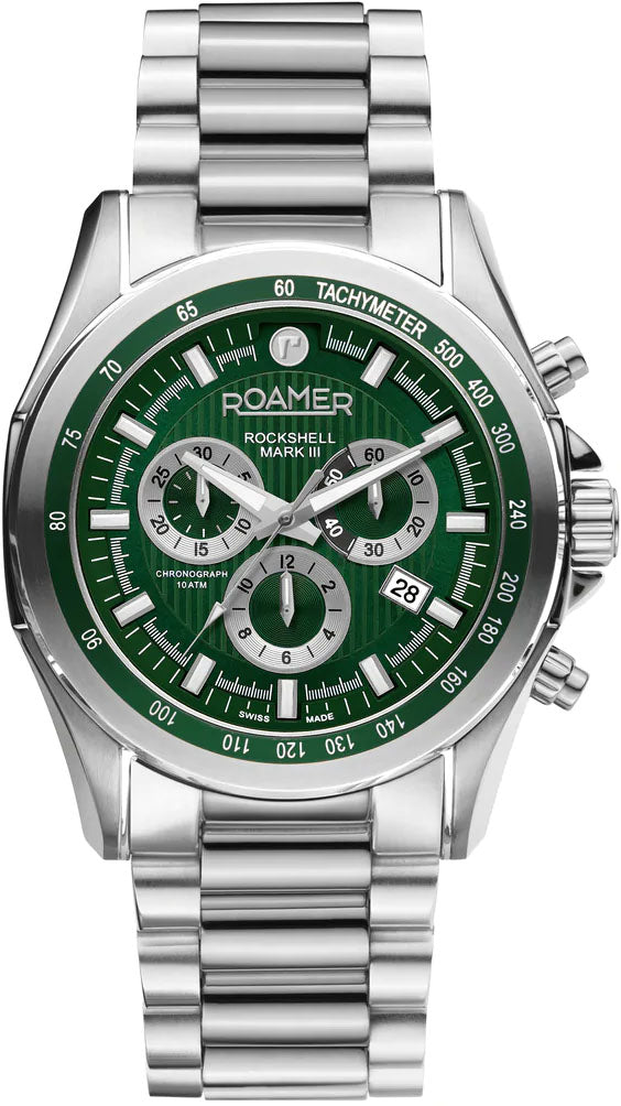 Roamer Watch Rockshell Mark III Chrono Green - Green