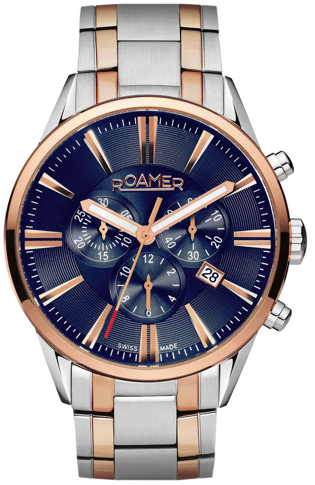 Roamer Watch Superior Chrono Black - Black