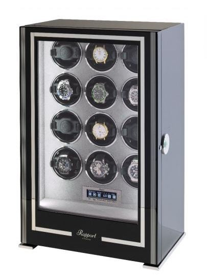 Rapport Watch Winder Paramount Twelve Ebony Touch Screen - Black
