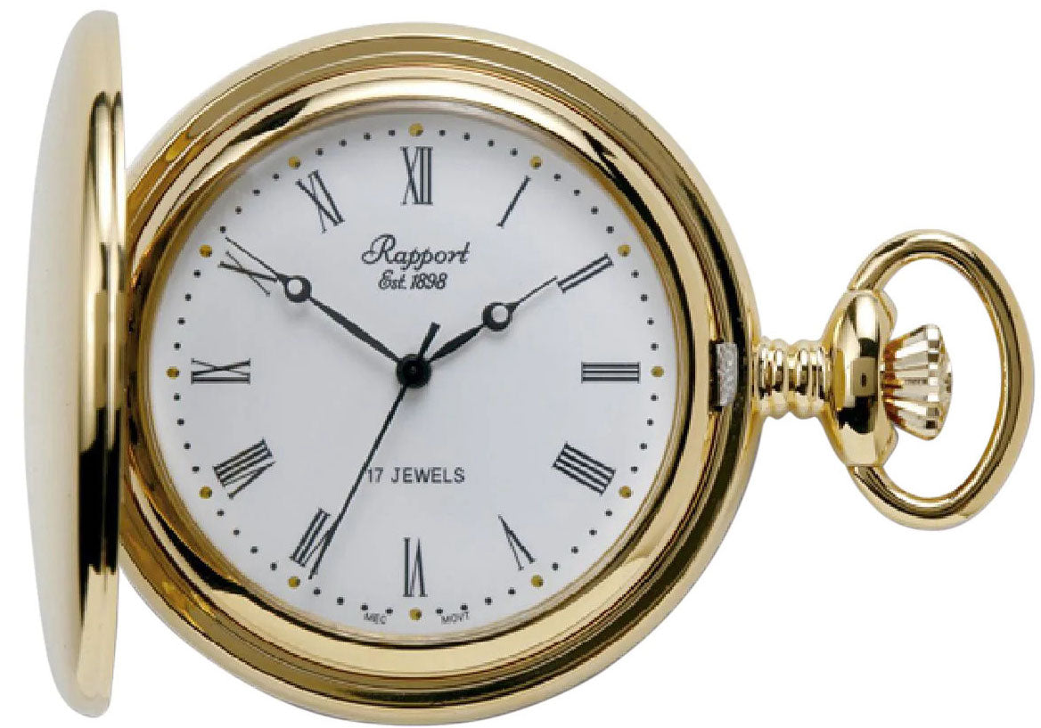 Rapport Pocket Watch Full Hunter 48mm - White
