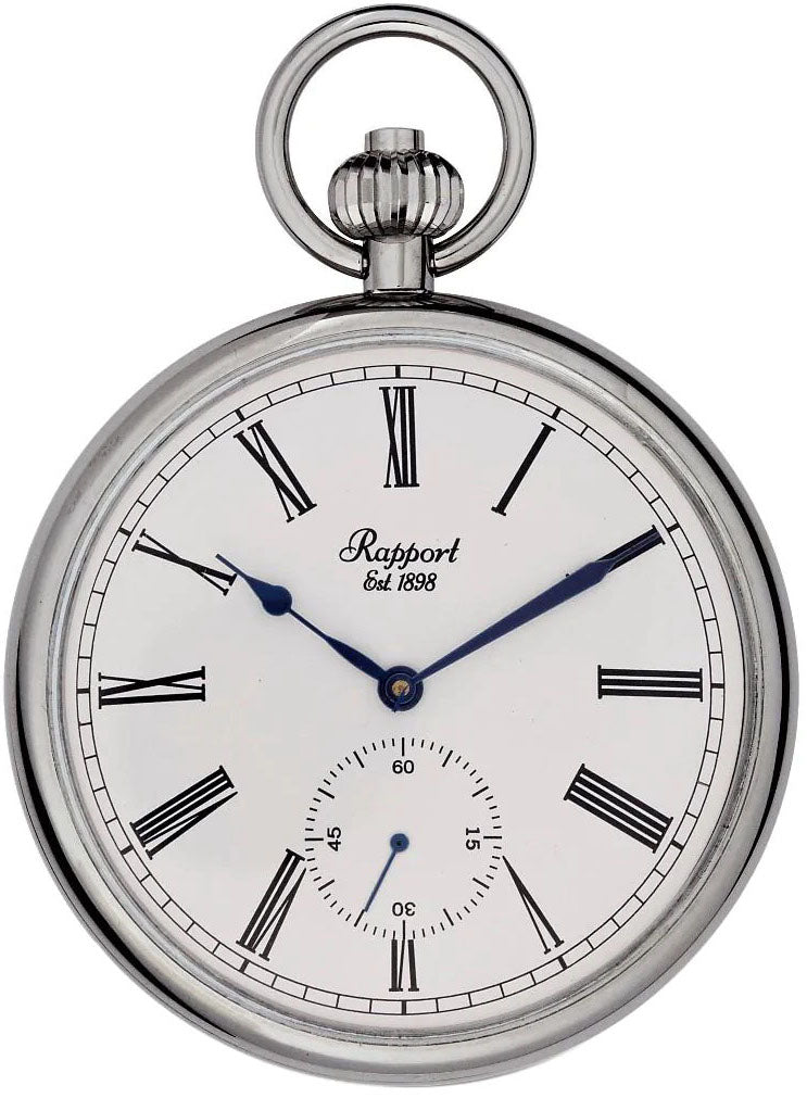 Rapport Pocket Watch Open Face 52mm - White