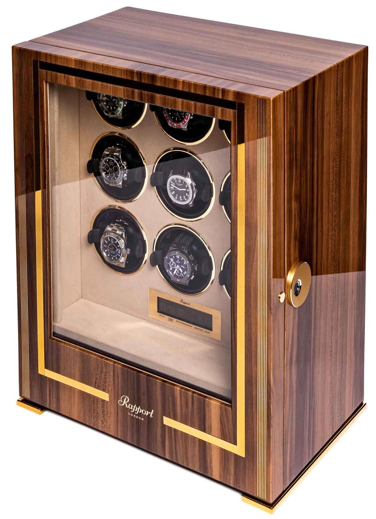Rapport Watch Winder Paramount 9 Walnut - Brown