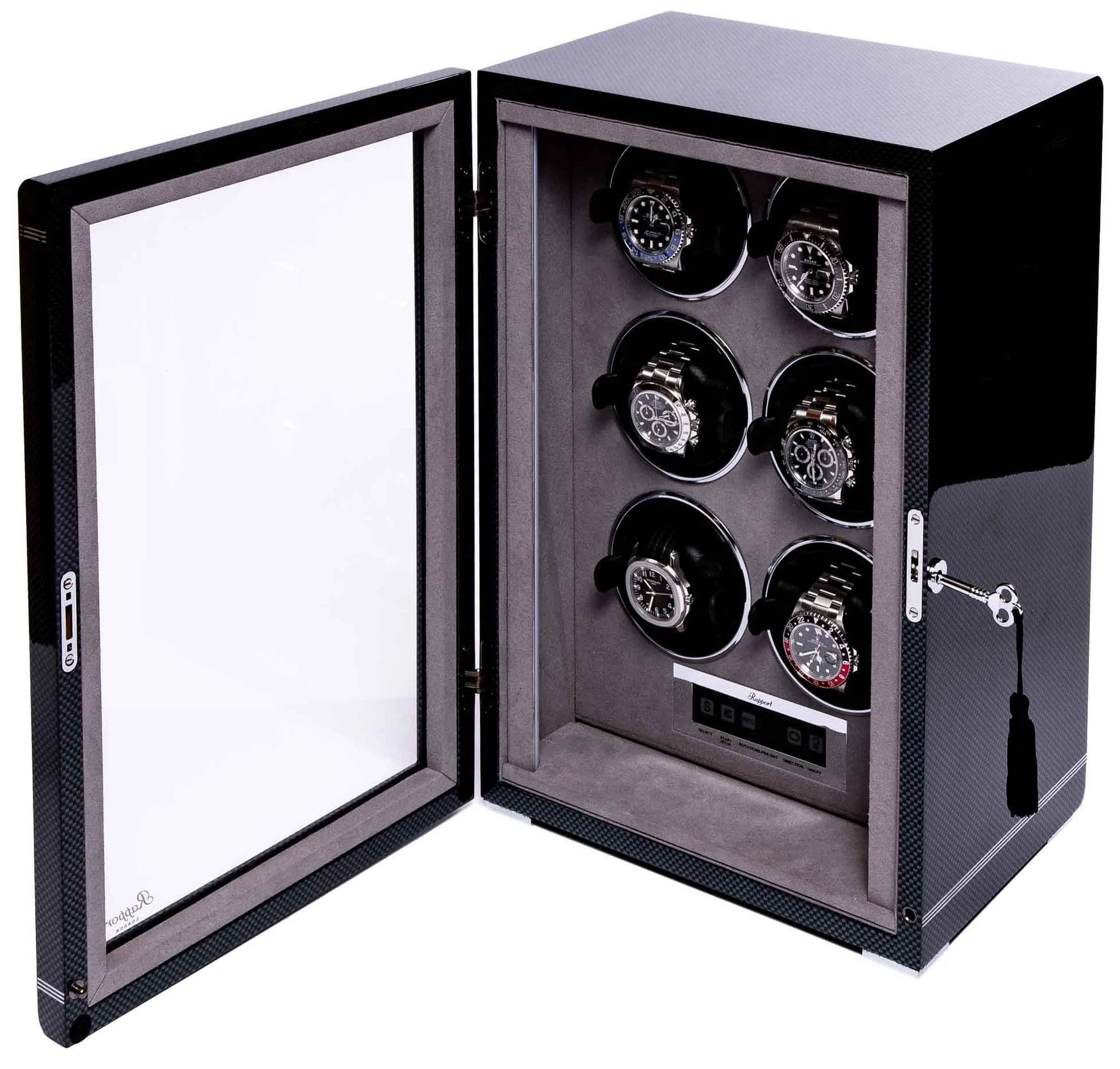 Rapport Watch Winder Formula 6 Carbon Fibre - Black