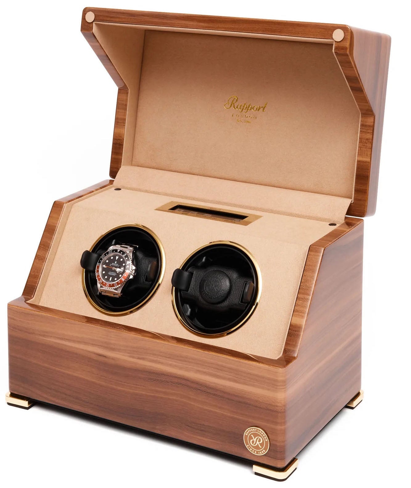 Rapport Watch Winder Perpetua III 2 Walnut - Black