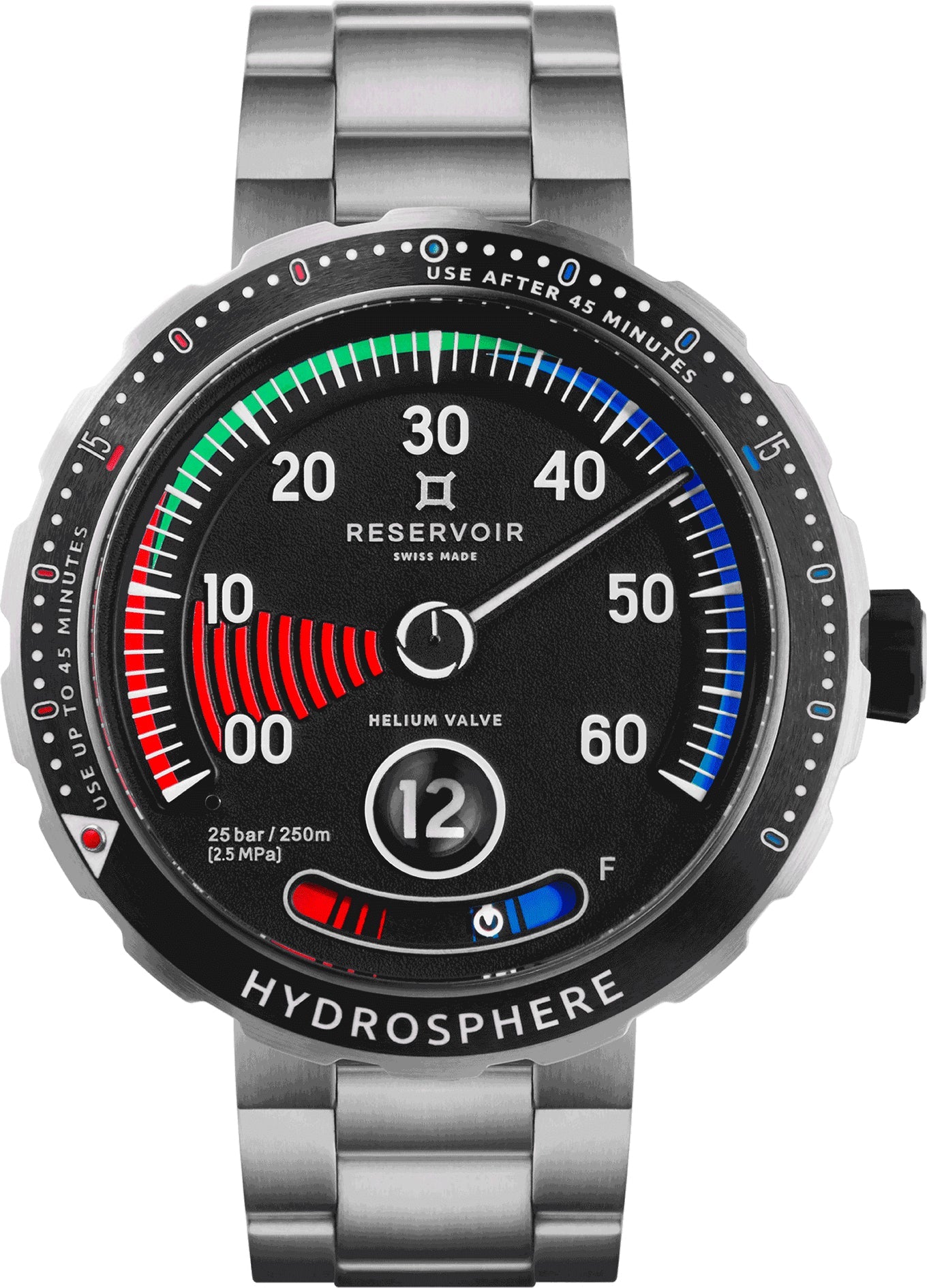 Reservoir Watch Hydrosphere Blackfin - Black