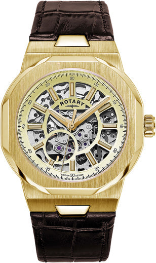 Rotary Watch Regent Skeleton Mens