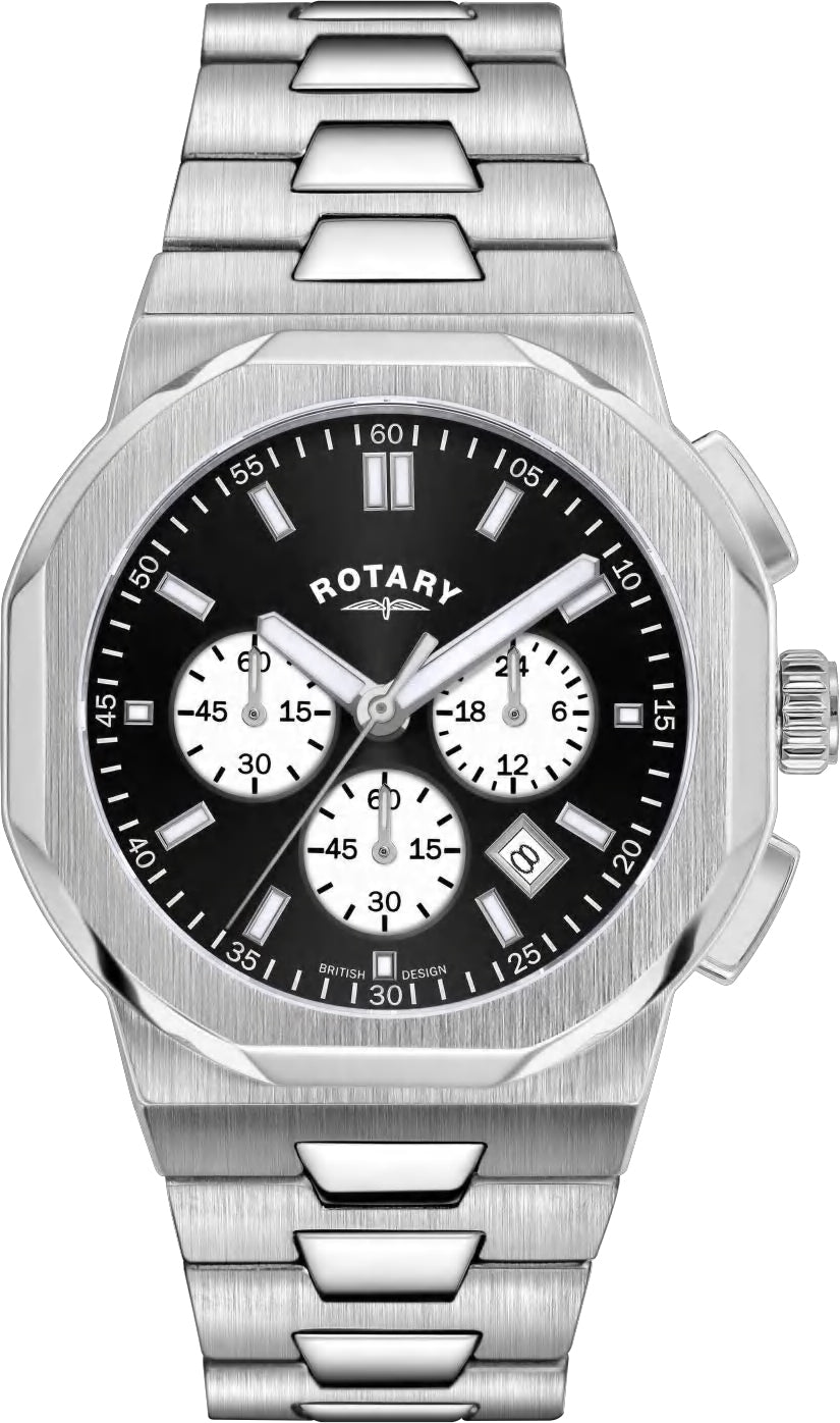 Rotary Watch Regent Chronograph Mens - Black