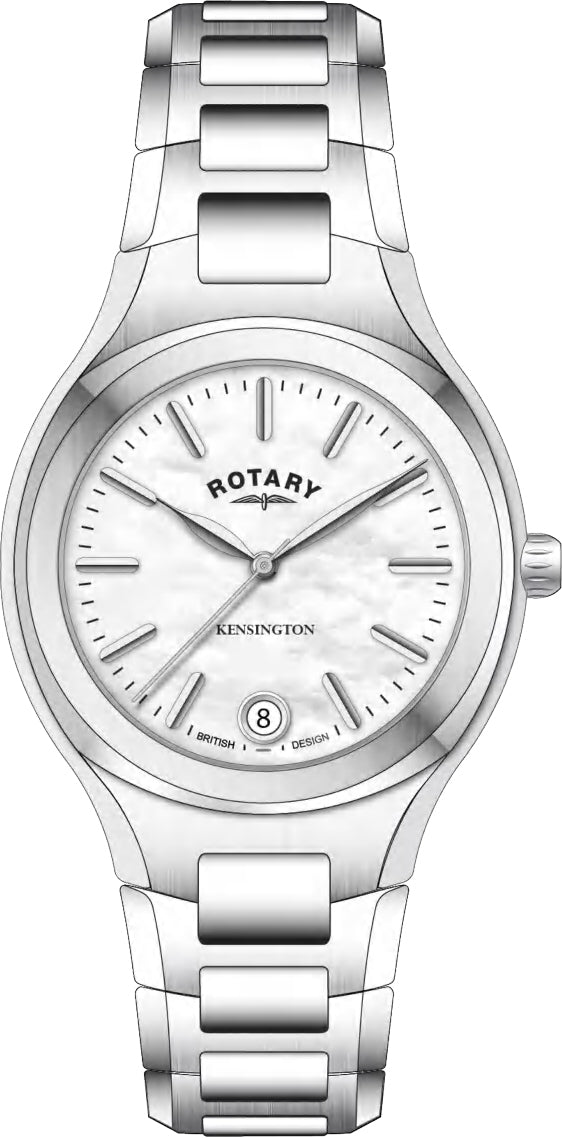 Rotary Watch Kensington Ladies - White