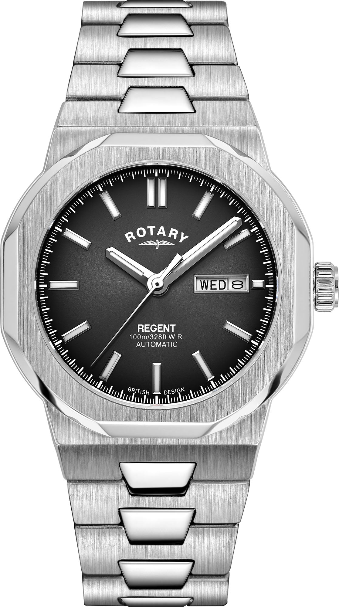 Rotary Watch Regent Mens - Black