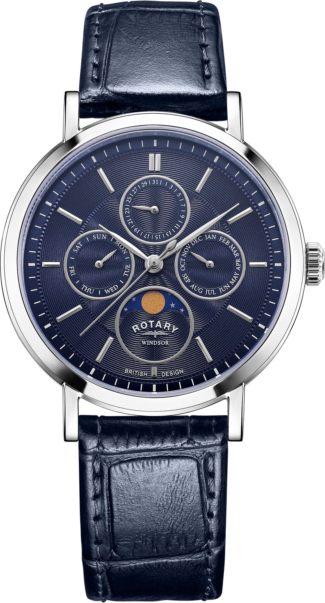 Rotary Watch Windsor Mens - Blue