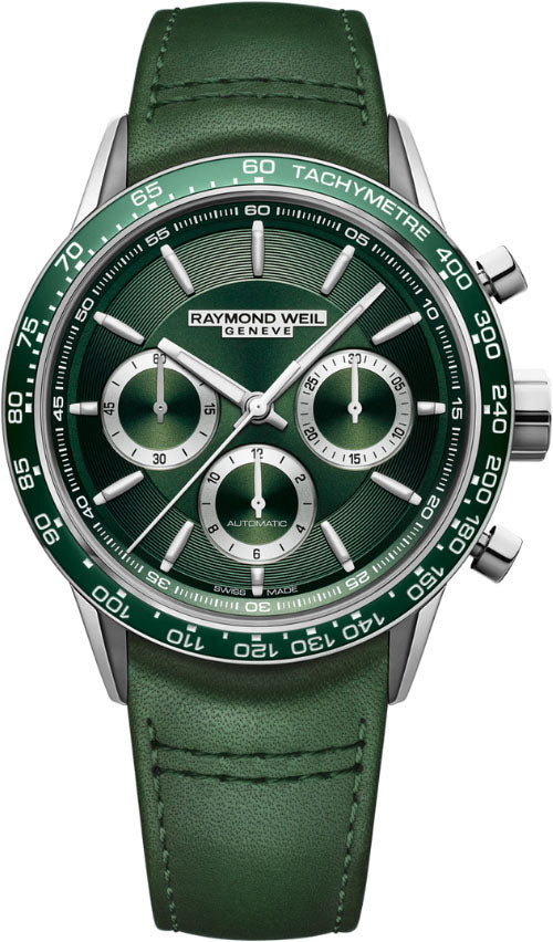 Raymond Weil Watch Freelancer Green Mens