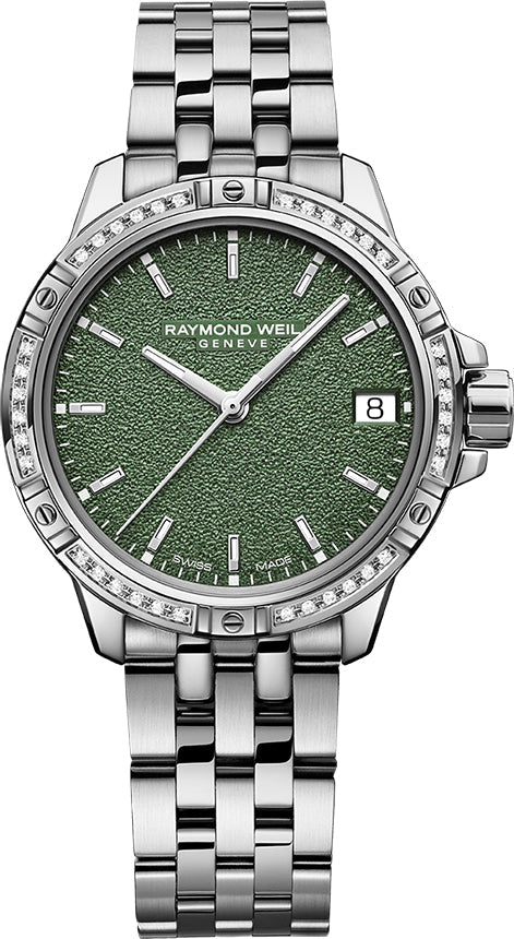 Raymond Weil Watch Tango Green Frost Diamond