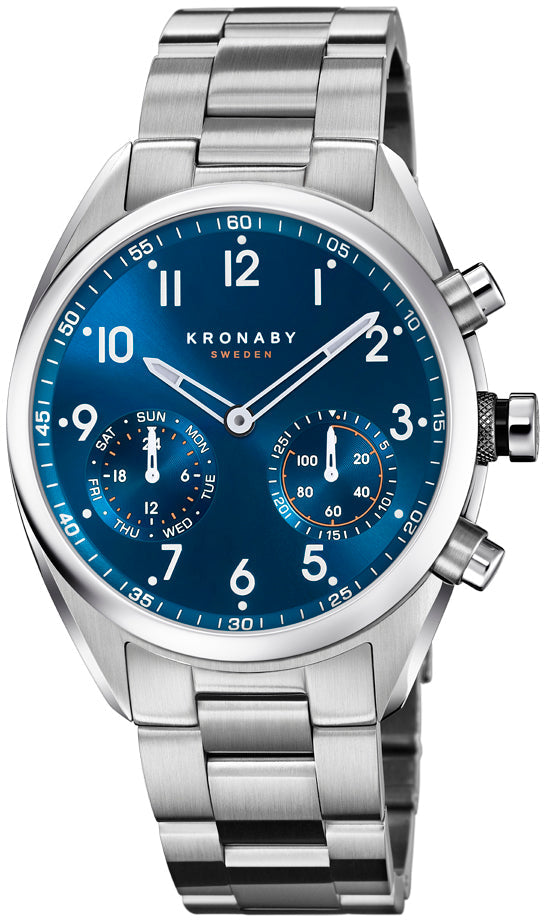 Kronaby Watch Apex Smartwatch - Blue