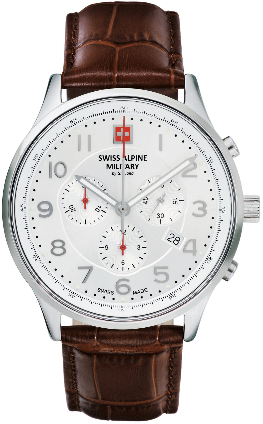 Swiss Alpine Military Watch Skymaster Chronograph - White