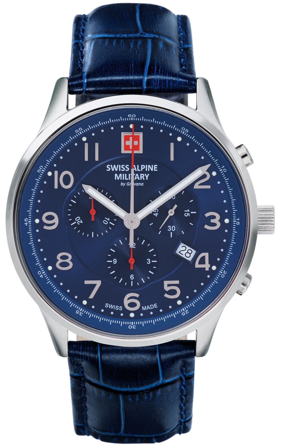 Swiss Alpine Military Watch Skymaster Chronograph - Blue
