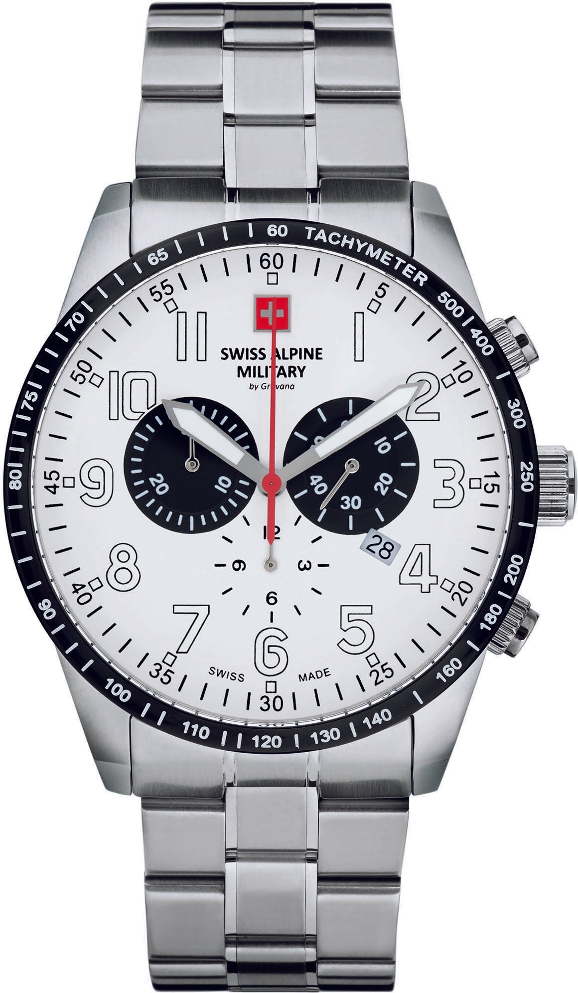 Swiss Alpine Military Watch Hornet Chronograph - White