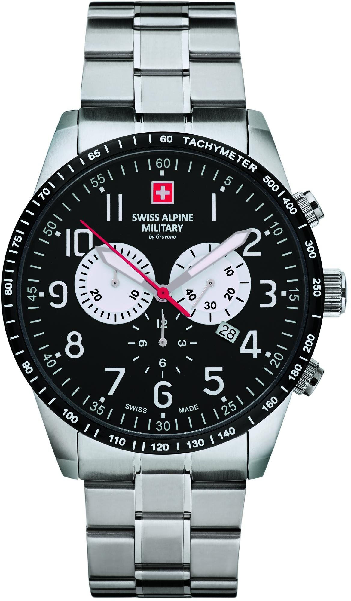Swiss Alpine Military Watch Hornet Chronograph - Black