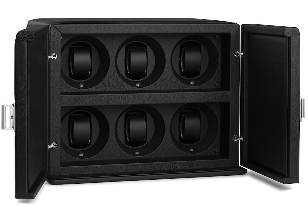 Scatola del Tempo Watch Winder Rotore 9 Black - Black