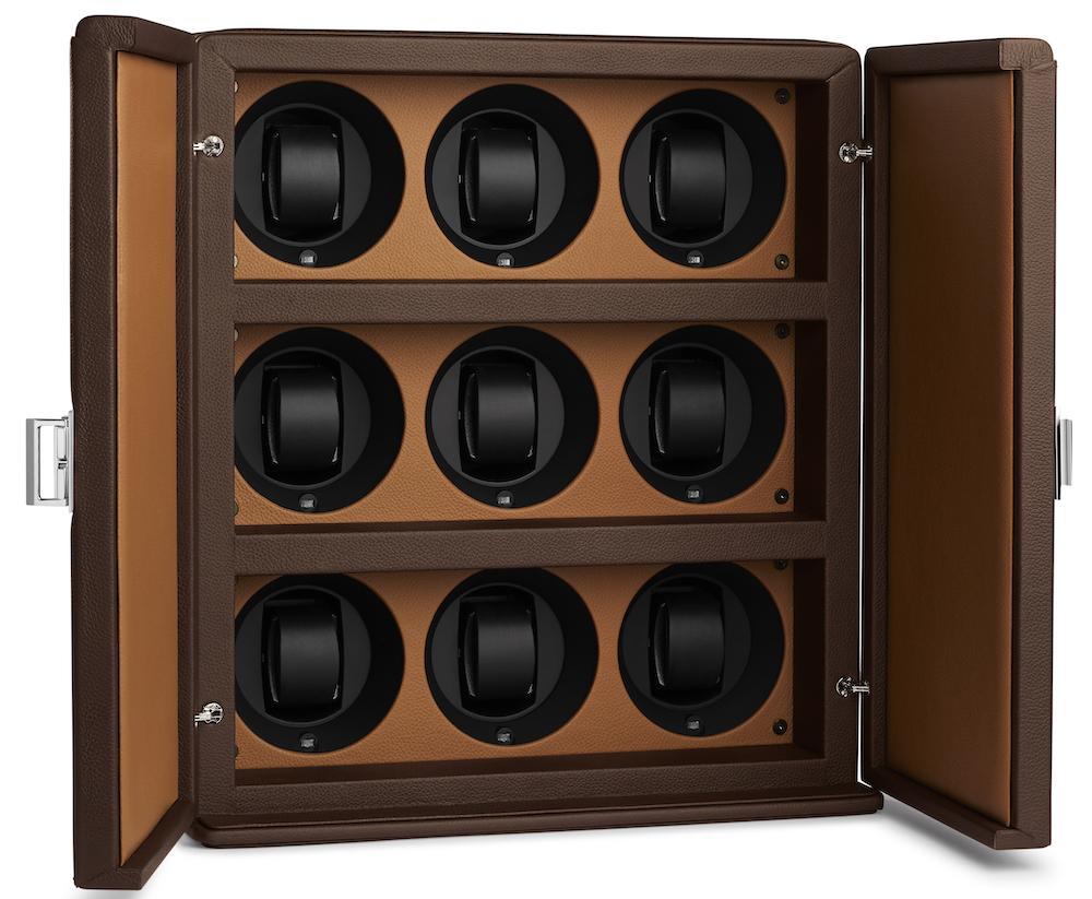 Scatola del Tempo Watch Winder Rotore 9 Bi Colour - Bicolour
