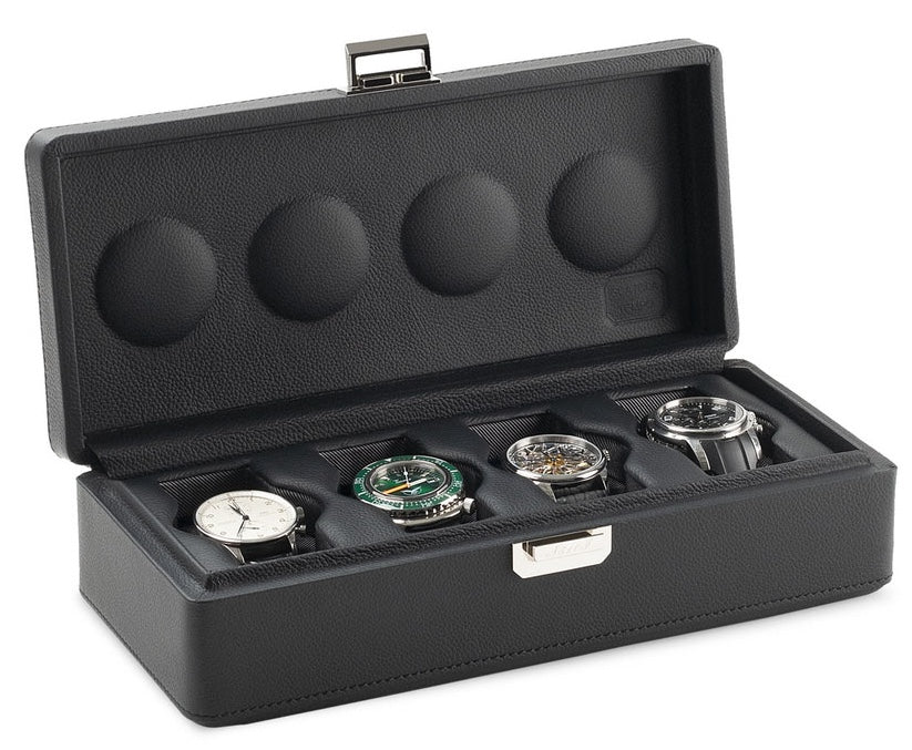 Scatola del Tempo Watch Case Valigetta 4 Black