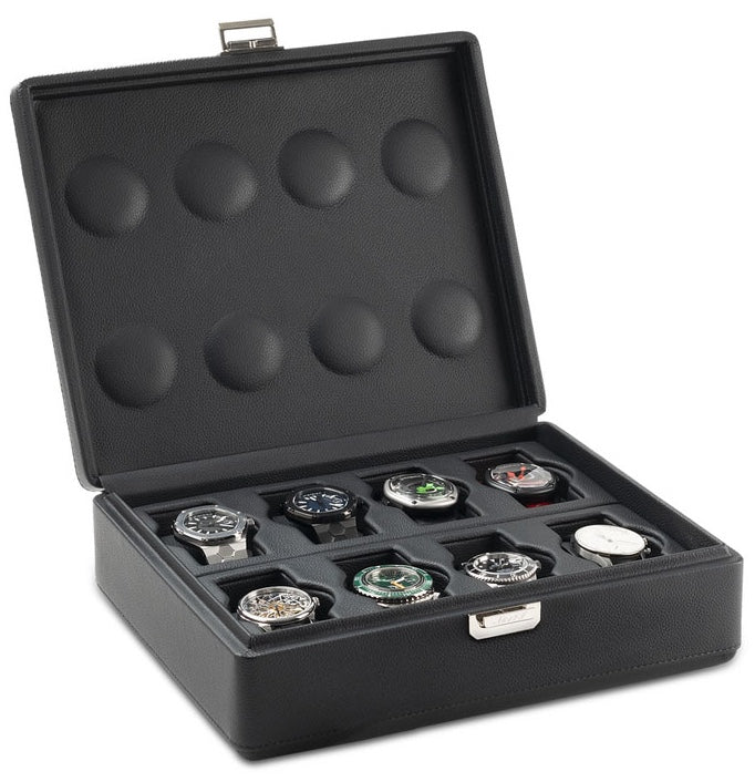 Scatola del Tempo Watch Case Valigetta 8 Black