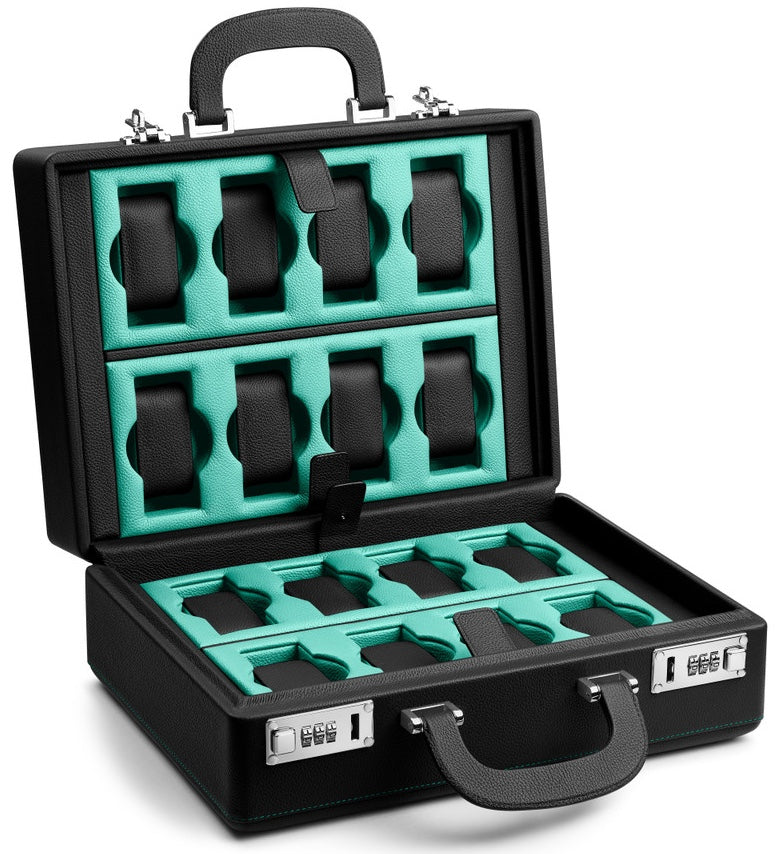 Scatola del Tempo Watch Case Valigetta 16 Black Blue Tiffany