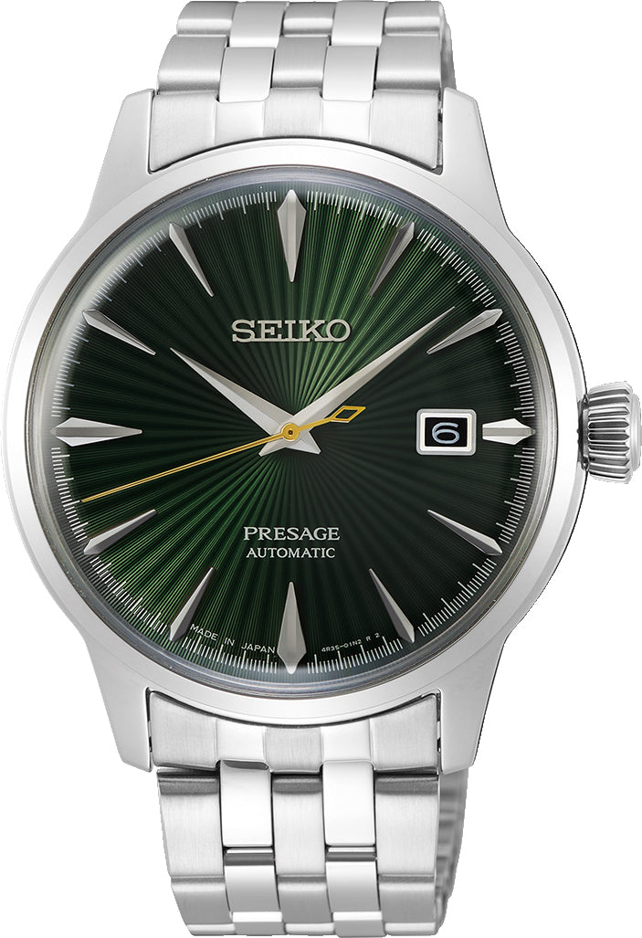 Seiko Presage Watch Cocktail Time Mockingbird - Green