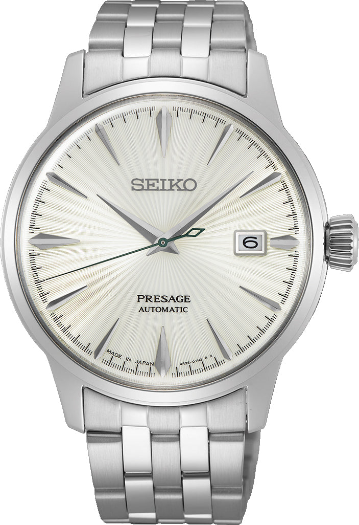 Seiko Presage Watch Cocktail Time The Martini - Silver