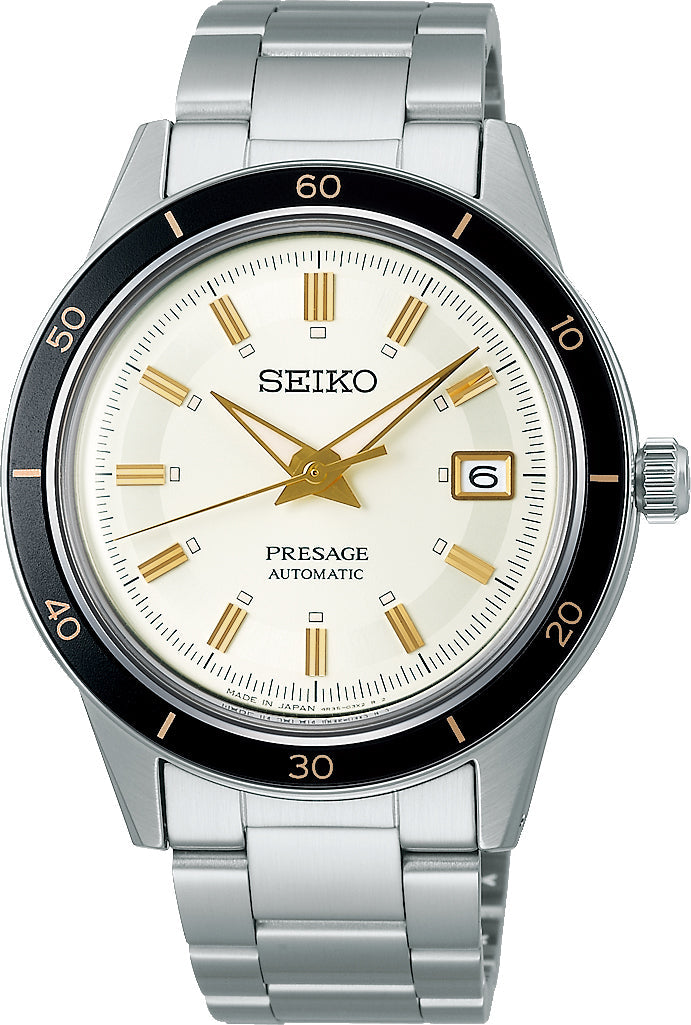Seiko Presage Watch 60s Style - Silver
