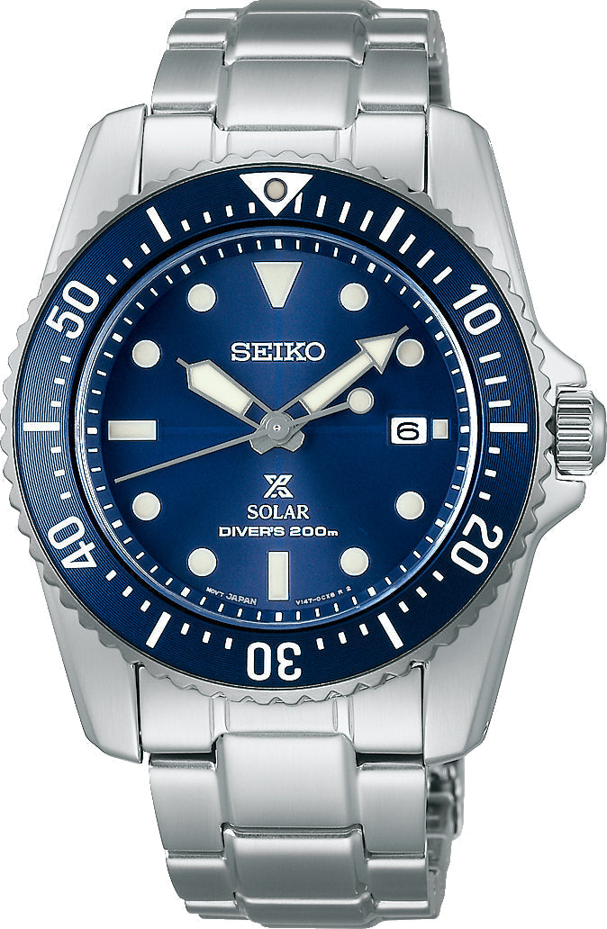 Seiko Watch Prospex Compact Solar Scuba Diver - Blue