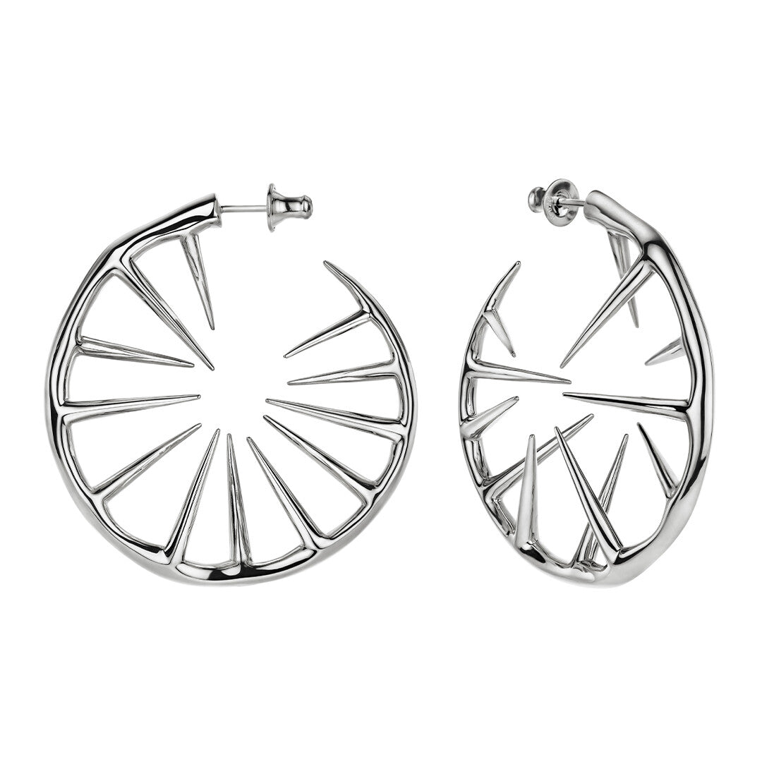 Shaun Leane Blackthorn Sterling Silver Hoop Earrings - Silver