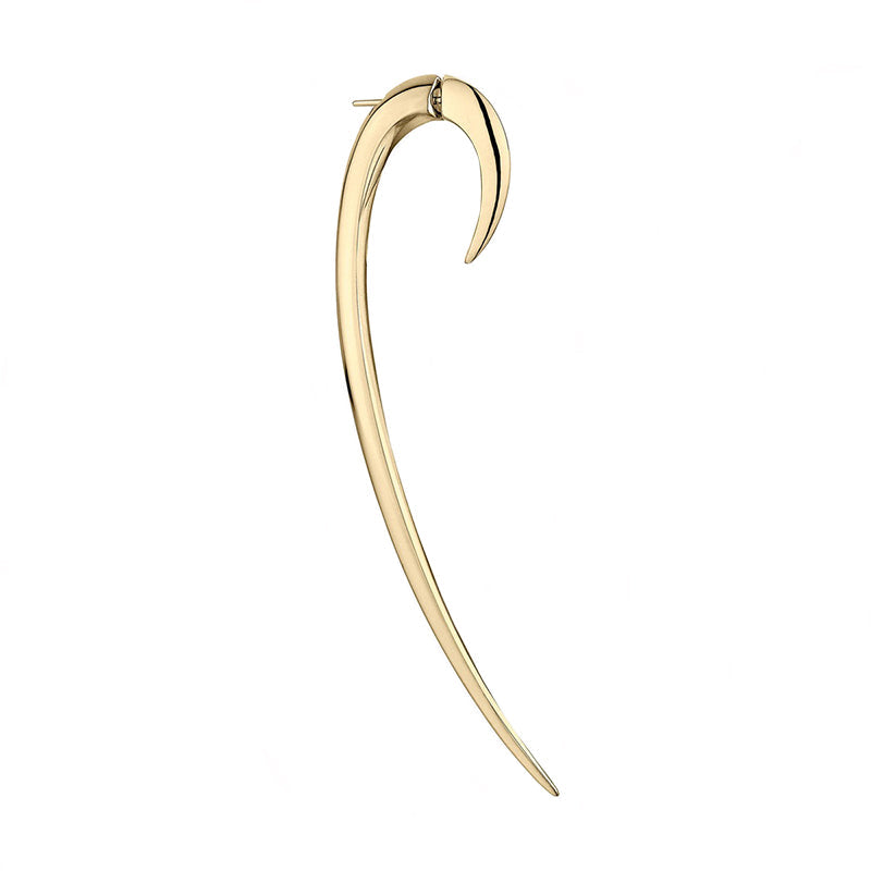 Shaun Leane Hook Single 18ct Yellow Gold Plated Sterling Silver Size 3 Earring - Gold
