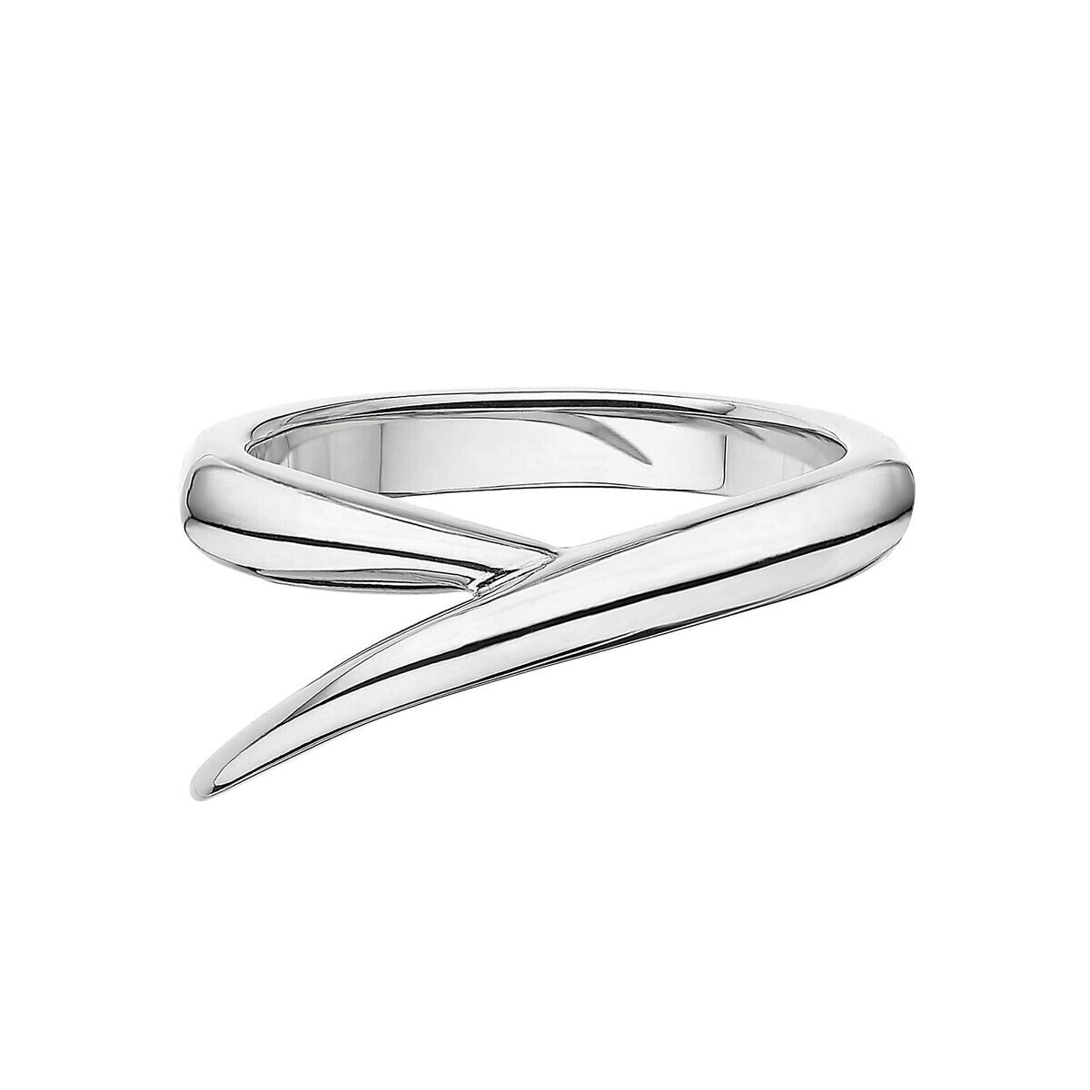 Shaun Leane Interlocking 18ct White Gold Single Ring - Q