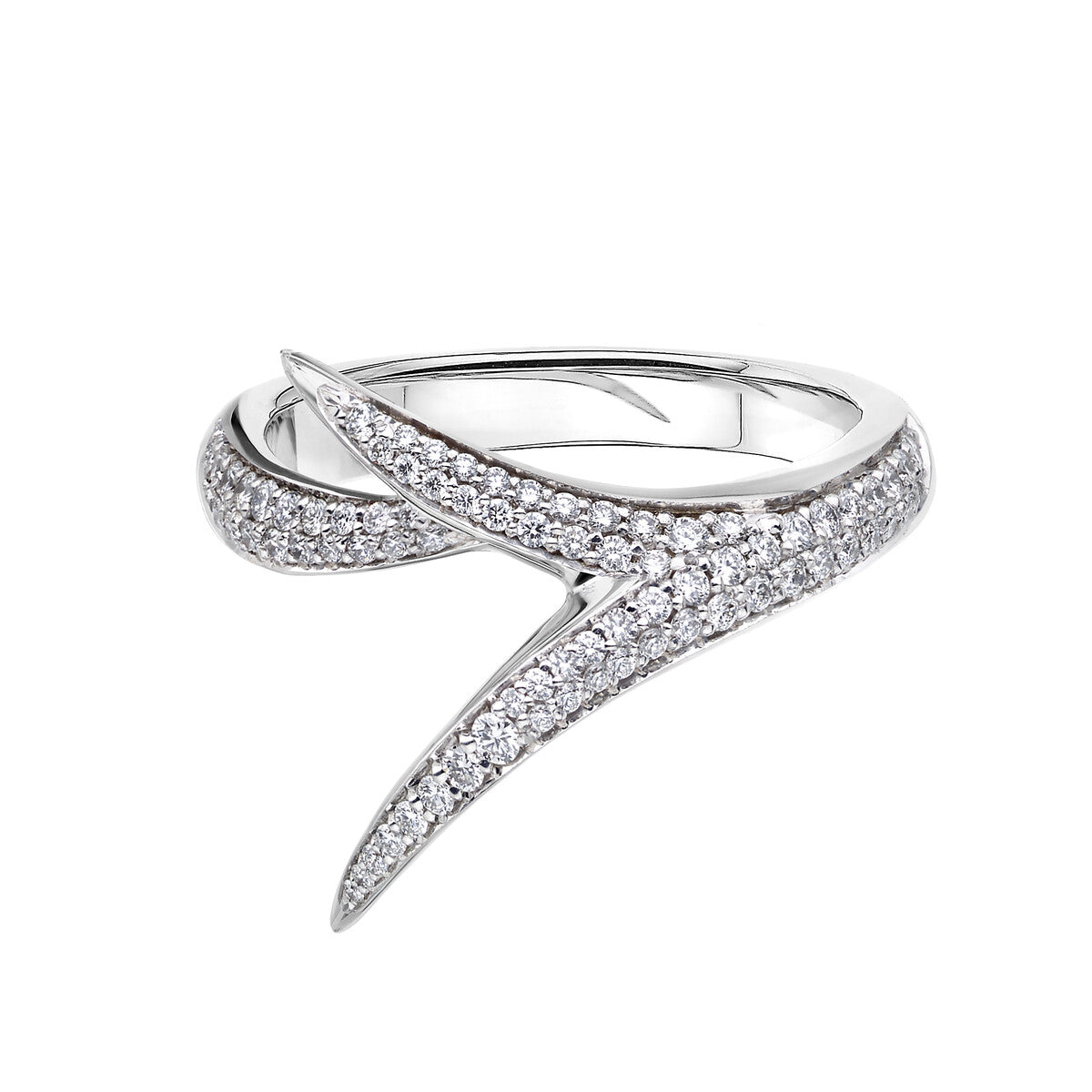 Shaun Leane Interlocking Embrace 18ct White Gold Diamond Ring - K