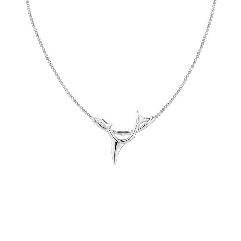 Shaun Leane Rose Thorn Sterling Silver Branch Pendant - Silver
