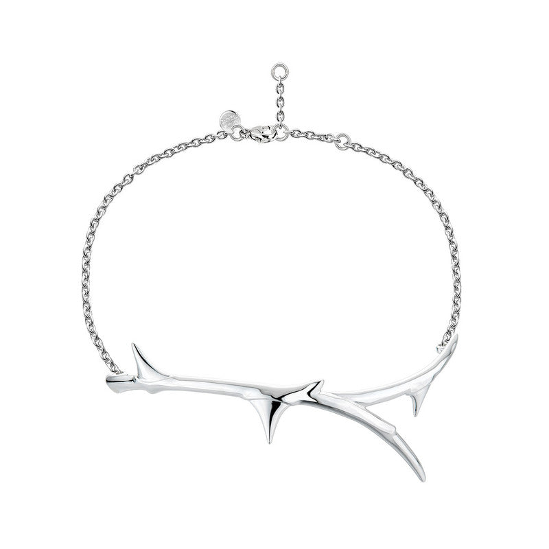 Shaun Leane Rose Thorn Sterling Silver Horizontal Bracelet - Silver